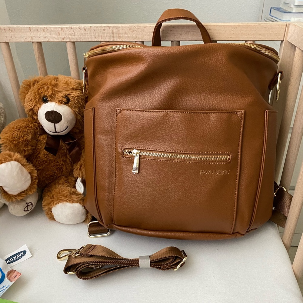Fawn Design The Original Diaper Bag -Brown